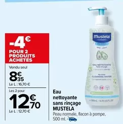 Mustela - Eau Nettoyante Sans Fincage