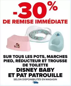 Disney Baby Pat Patrouille : Sur Tous Les Pots, Marches Pied, Réducteur et Trousse de Toilette - Promo Spéciale