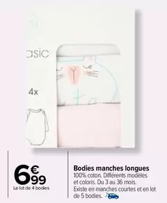 bodies manches longues