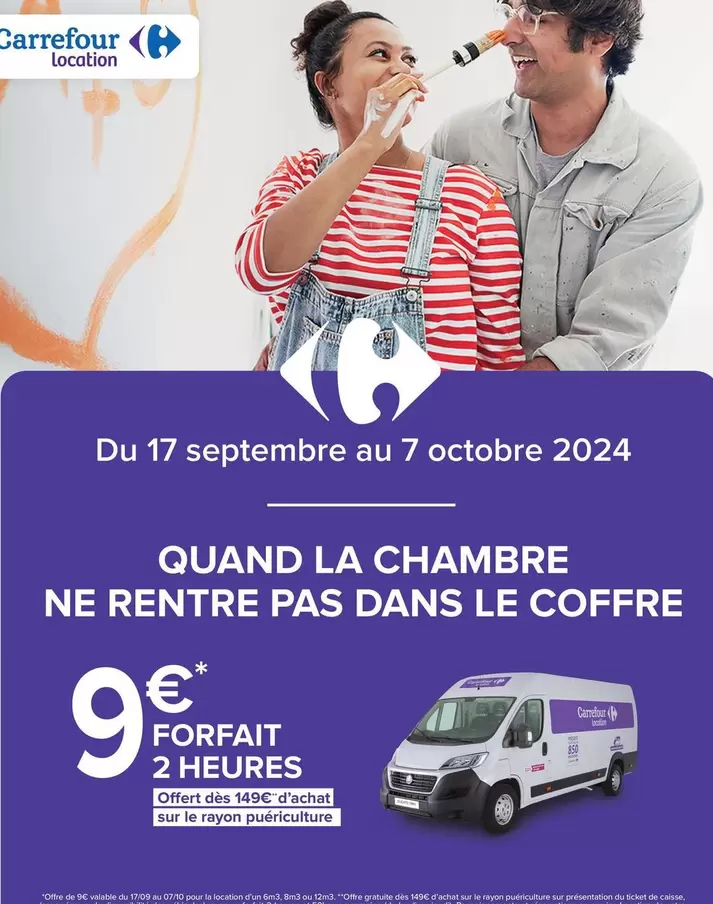 Carrefour : La Chambre qui Ne Rentre Pas Dans Le Coffre