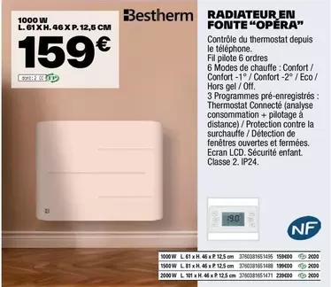 Ferm - Besttherm - Radiateur En Fonte "operra"