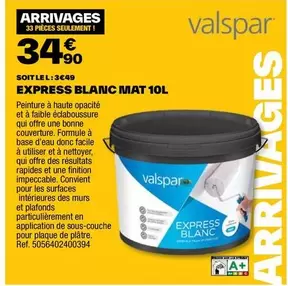 Express Blanc Mat 10l