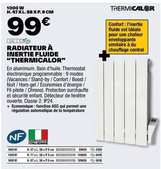 Boost - Radiateur À Inertie Fluide "thermicallor"