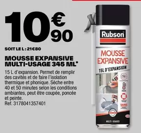 Rubson - Mousse Expansive Multi-Usage 345 IML