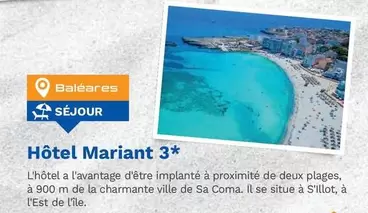 Hôtel Mariant 3* offre à 429€ sur Lidl