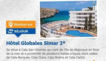 Hôtel Globales Simar 3* offre à 499€ sur Lidl