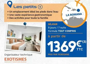 Sunscape Dominicus La Romana 4* offre à 1369€ sur Lidl