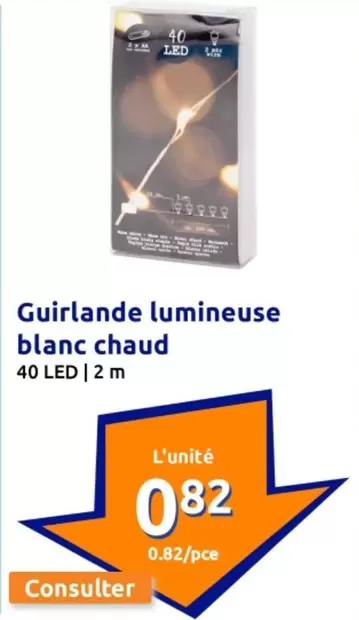 Guirlande Lumineuse Blanc Chaud