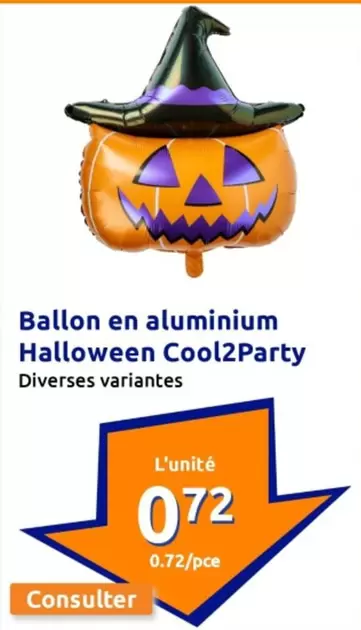 Ballon En Aluminium Halloween Cool2party