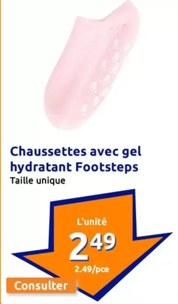 Chaussettes Avec Gel Hydratant Footsteps