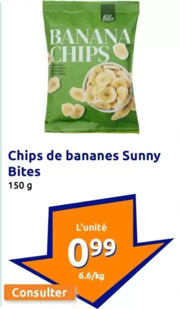 Sunny - Chips De Bananes  Bites