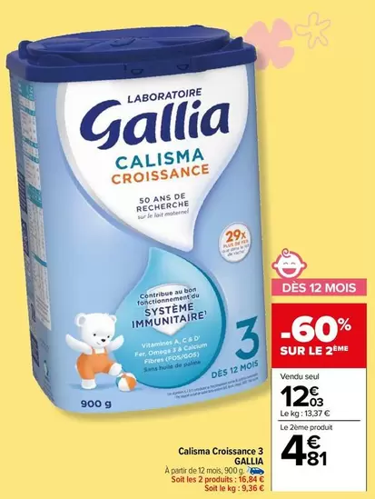 Gallia - Calisma Croissance 3