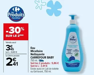 carrefour - eau micellaire nettoyante