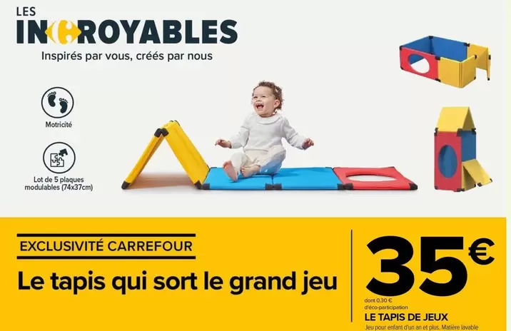 carrefour - le tapis qui sort le grand jeu