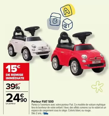 carrefour - porteur fiat 500