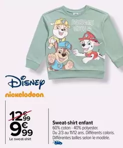 disney - sweat-shirt enfant