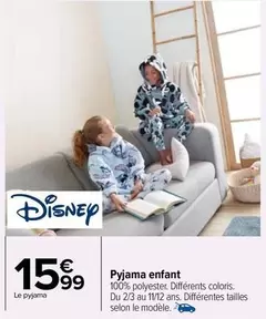 disney - pyjama enfant