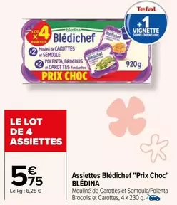 Blédina - Assiettes Blédichef "prix Choc"