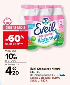 Lactel - Éveil Croissance Nature