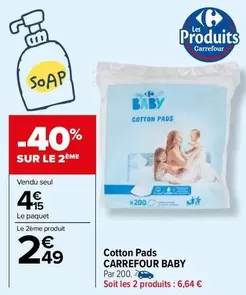 carrefour - cotton pads baby