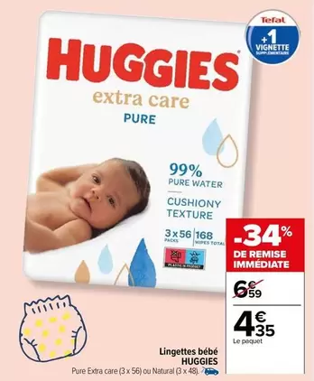 Tefal - Huggies - Lingettes Bébés