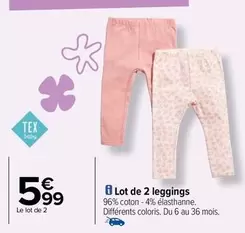 Tex - Lot De 2 Leggings