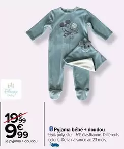 Disney - Pyjama Bébé + Doudou