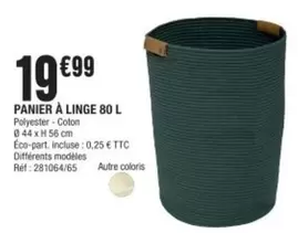 Panier À Linge 80 L