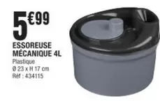 Essoreuse Mécanique 4l offre à 5,99€ sur La Foir'Fouille