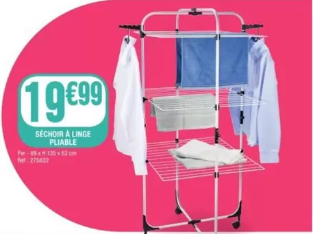 Séchoir A Linge Pliable