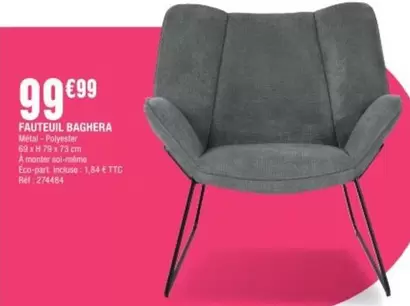 Fauteuil Baghera