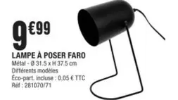 Lampe À Poser Faro