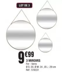 3 Miroirs