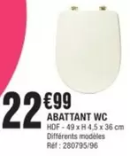 Abattant Wc