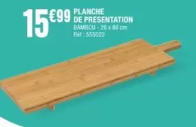 Planche De Presentation