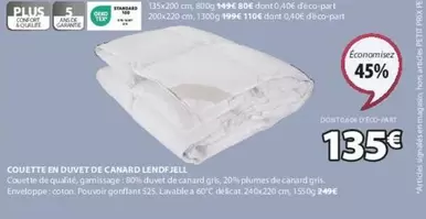 Couette En Duvet De Canard Lendfjell 