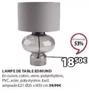 Lampe De Table Edmund