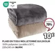 Plaid En Tissu Molletonné Gulskolm