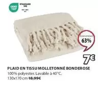 Plaid En Tissu Molletonné Bonderose 