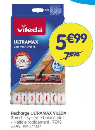 Vileda - Recharge Ultramax offre à 5,99€ sur B&M