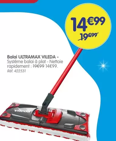 Vileda - Balai Ultramax offre à 14,99€ sur B&M