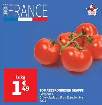 Tomates Rondes En Grappe