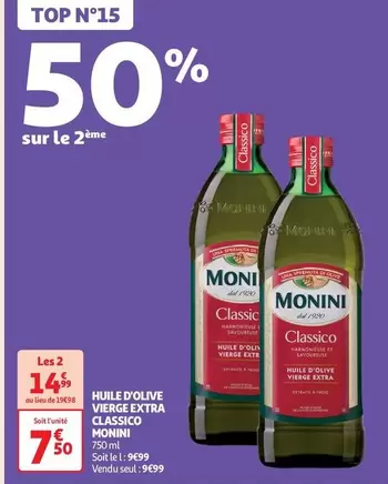 Monini - Huile D'Olive Vierge Extra Classico