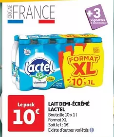 Lactel - Lait Demi-écrémé