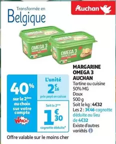 Auchan - Margarine Omega 3