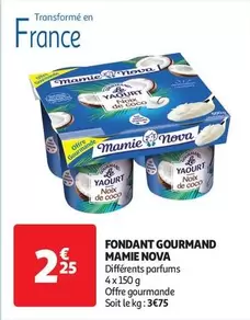 Mamie Nova - Fondant Gourmand