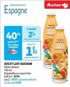 Auchan - Jus Et Lait