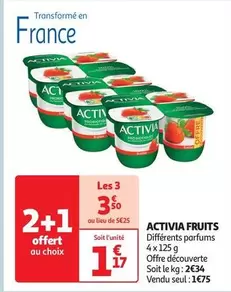 Danone - Activia Fruits