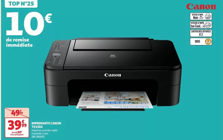 Canon - Imprimante TS3350 