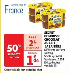 Nestlé - Mousse Chocolat Au Lait La Laitière : Délicieuse promotion à découvrir !